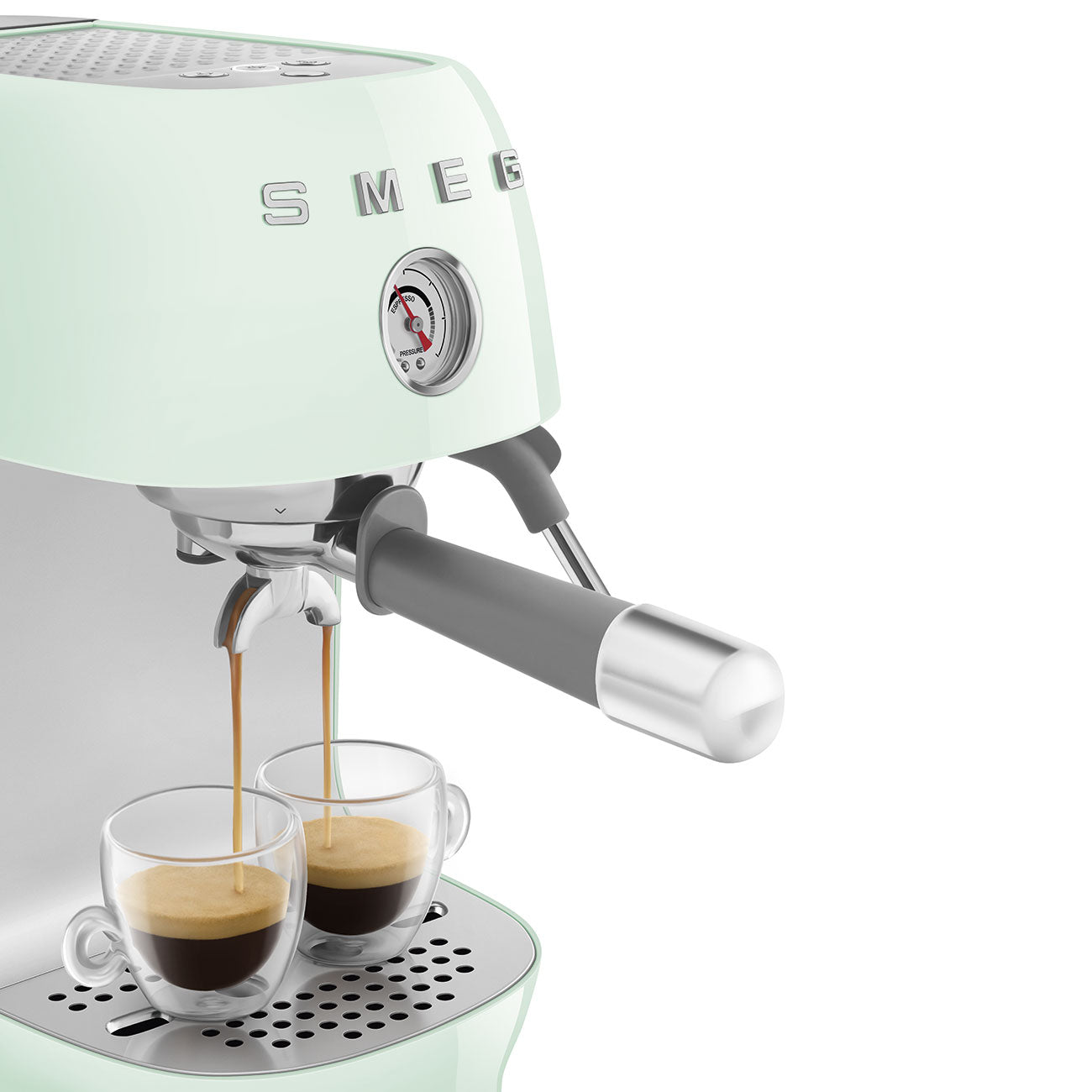 Máquina de Café Expresso Manual com Cold Brew, Verde água