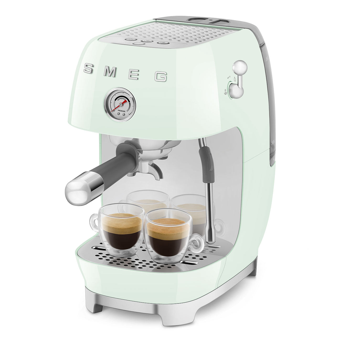 Máquina de Café Expresso Manual com Cold Brew, Verde água
