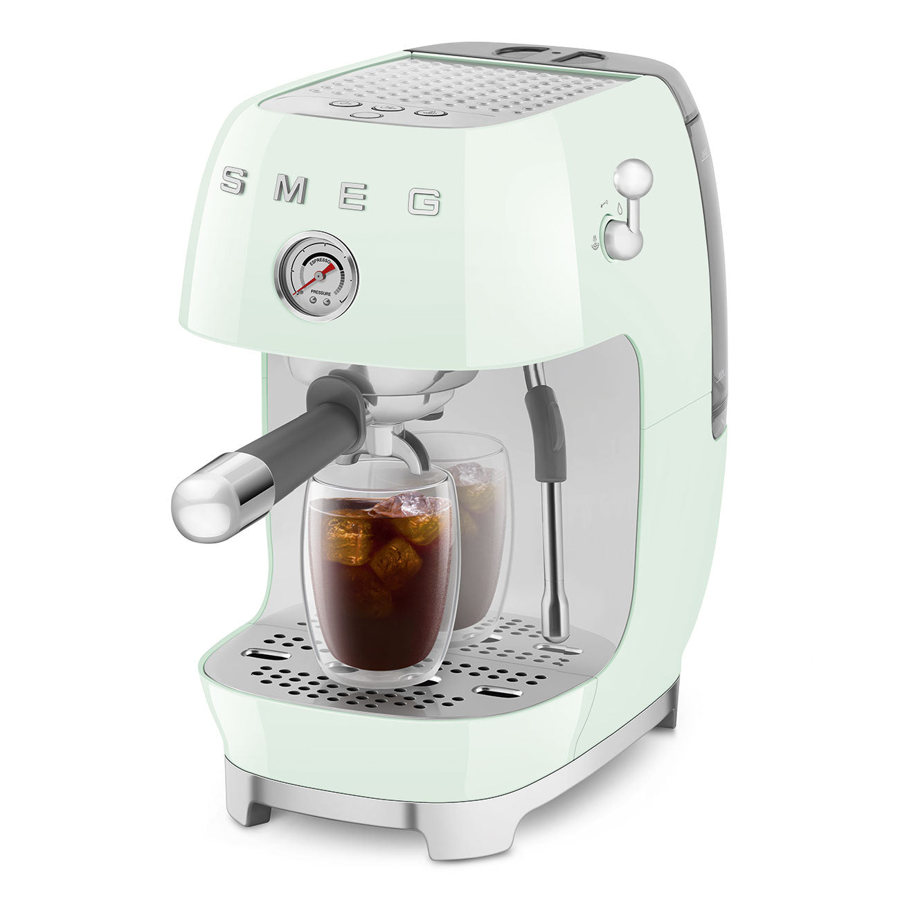 Máquina de Café Expresso Manual com Cold Brew, Verde água