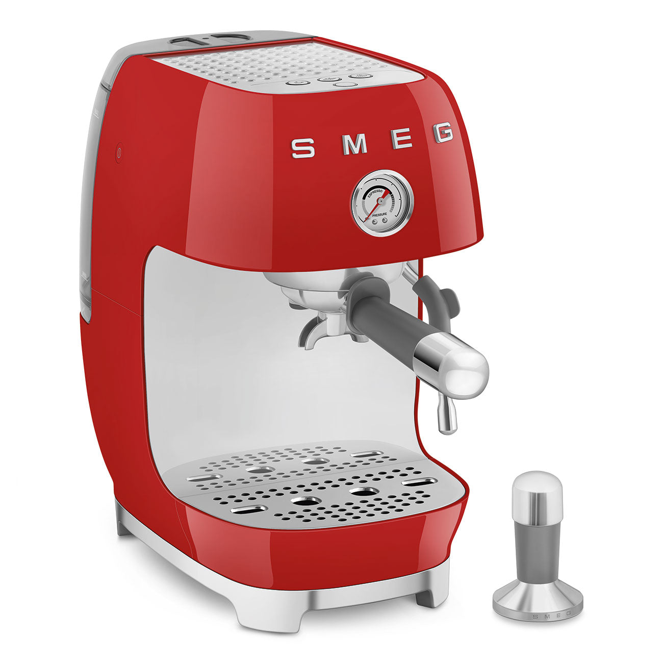 Máquina de Café Expresso Manual com Cold Brew, Vermelha