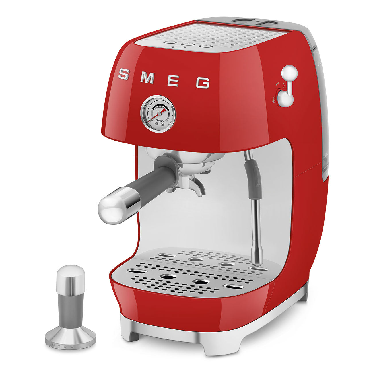 Máquina de Café Expresso Manual com Cold Brew, Vermelha