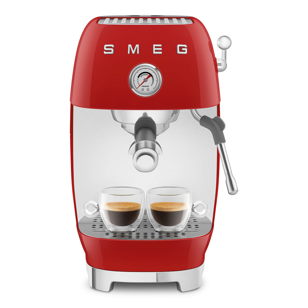Máquina de Café Expresso Manual com Cold Brew, Vermelha