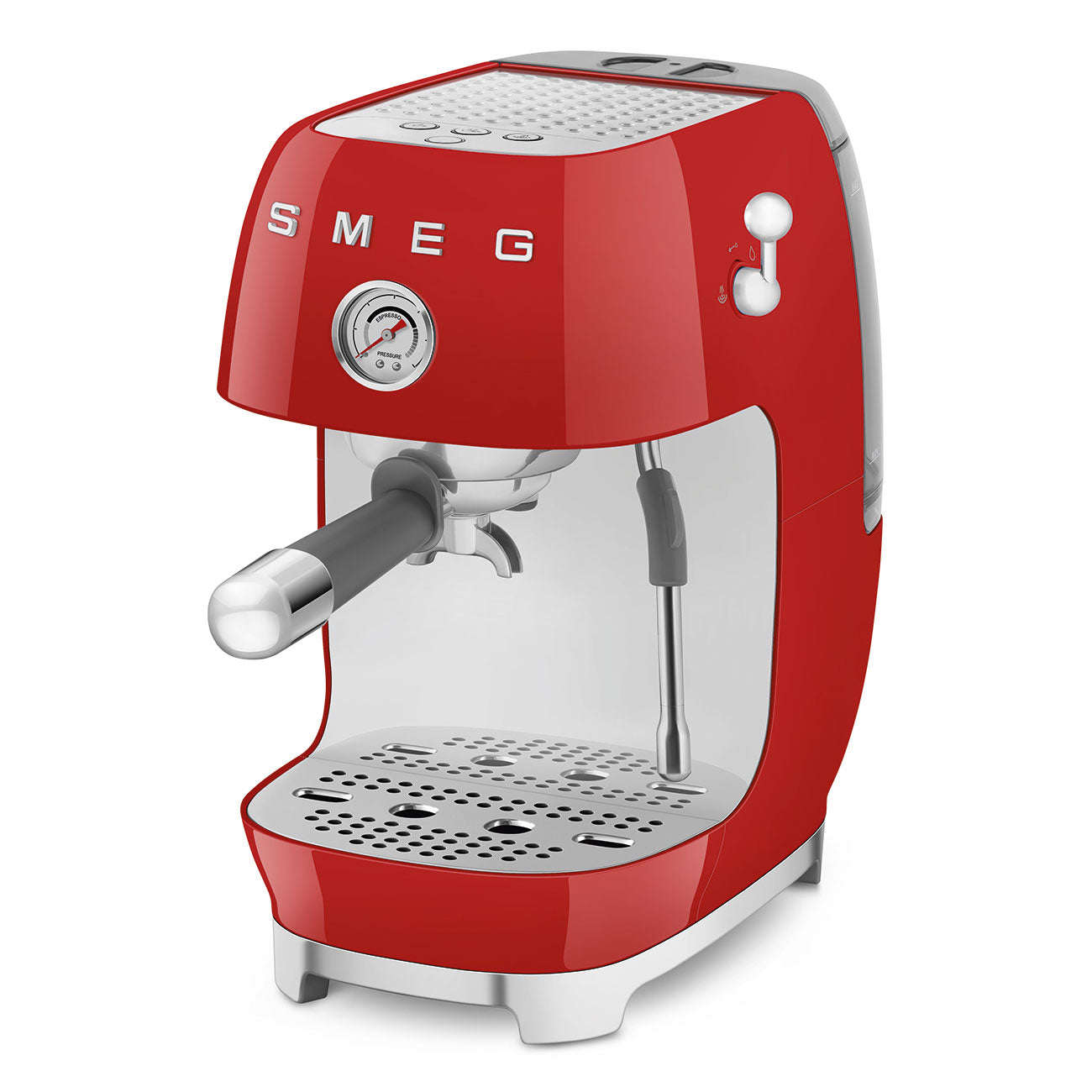 Máquina de Café Expresso Manual com Cold Brew, Vermelha