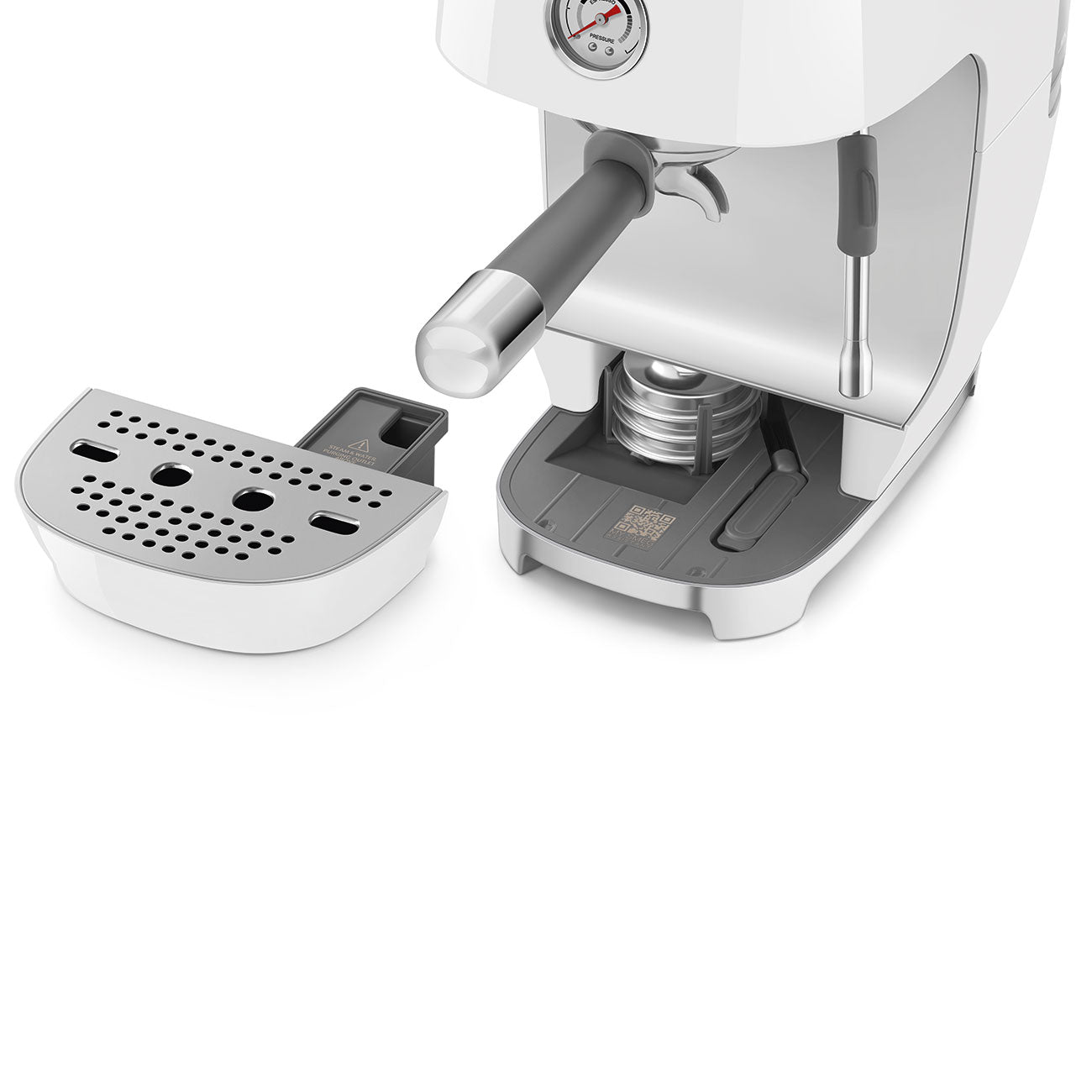 Máquina de Café Expresso Manual com Cold Brew, Branco