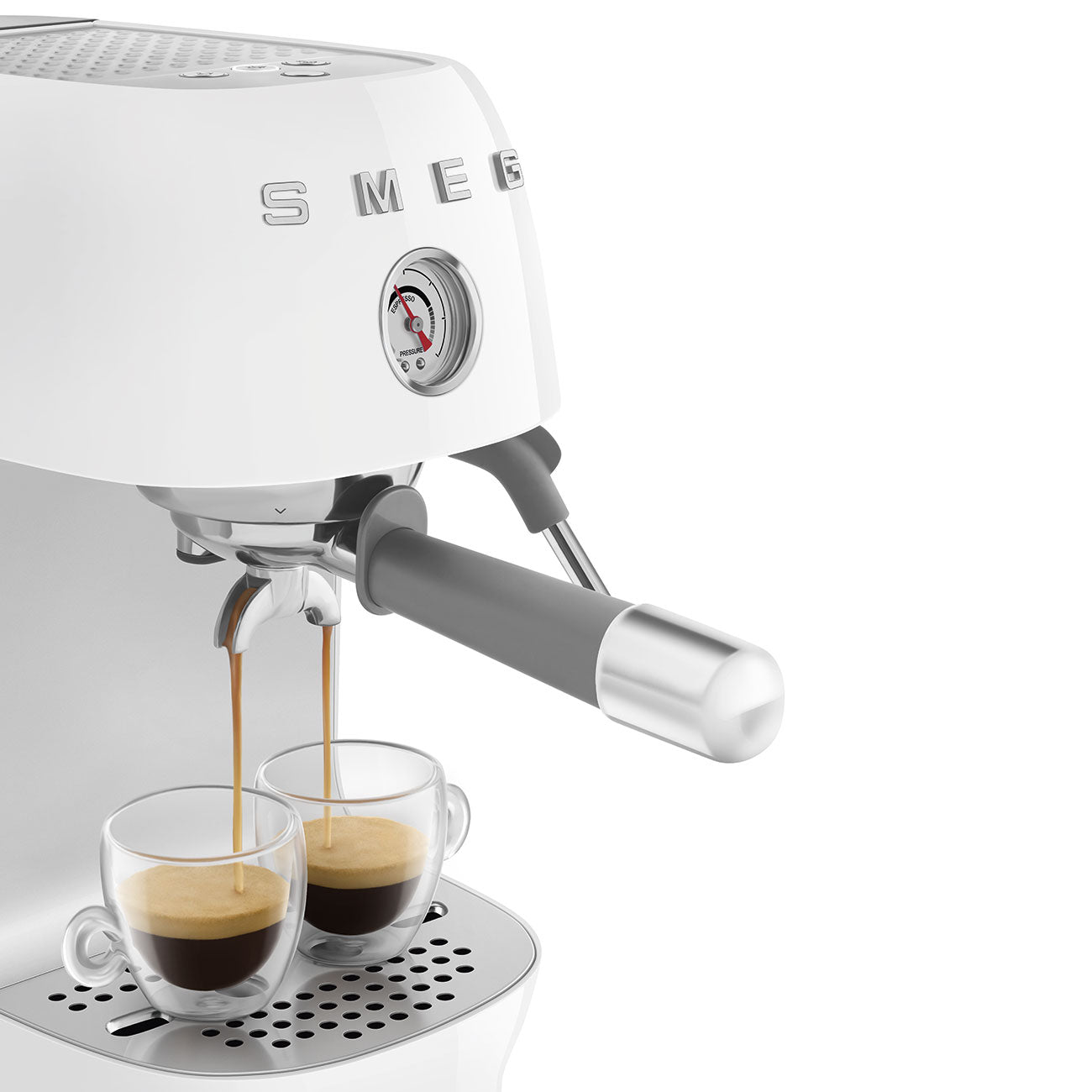 Máquina de Café Expresso Manual com Cold Brew, Branco