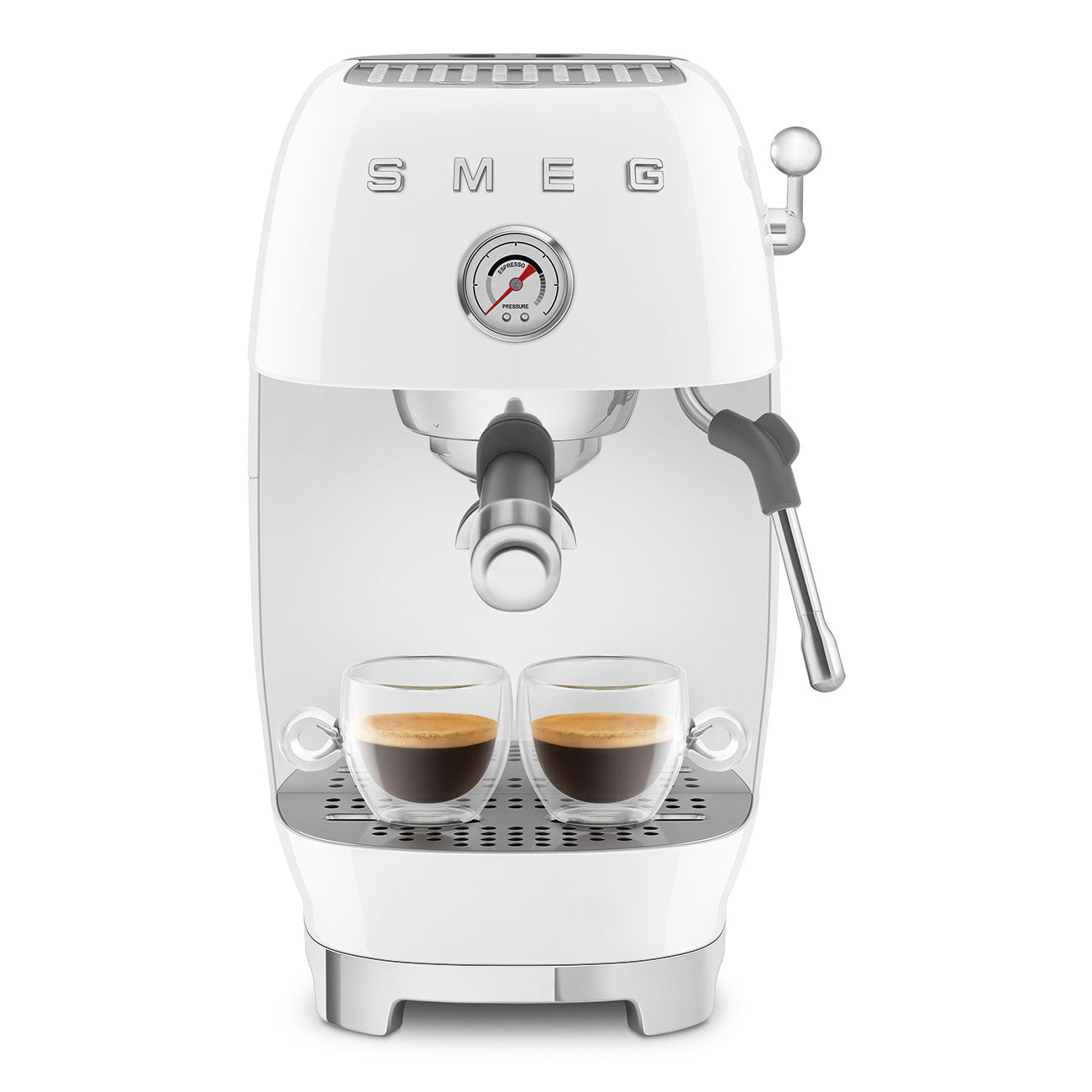 Máquina de Café Expresso Manual com Cold Brew, Branco