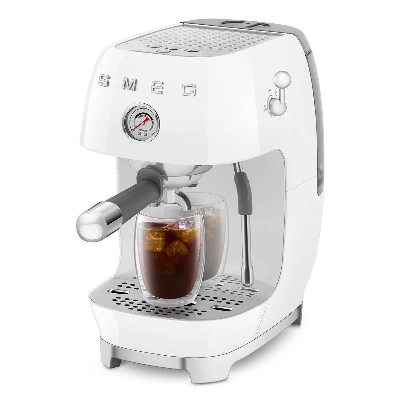 Máquina de Café Expresso Manual com Cold Brew, Branco