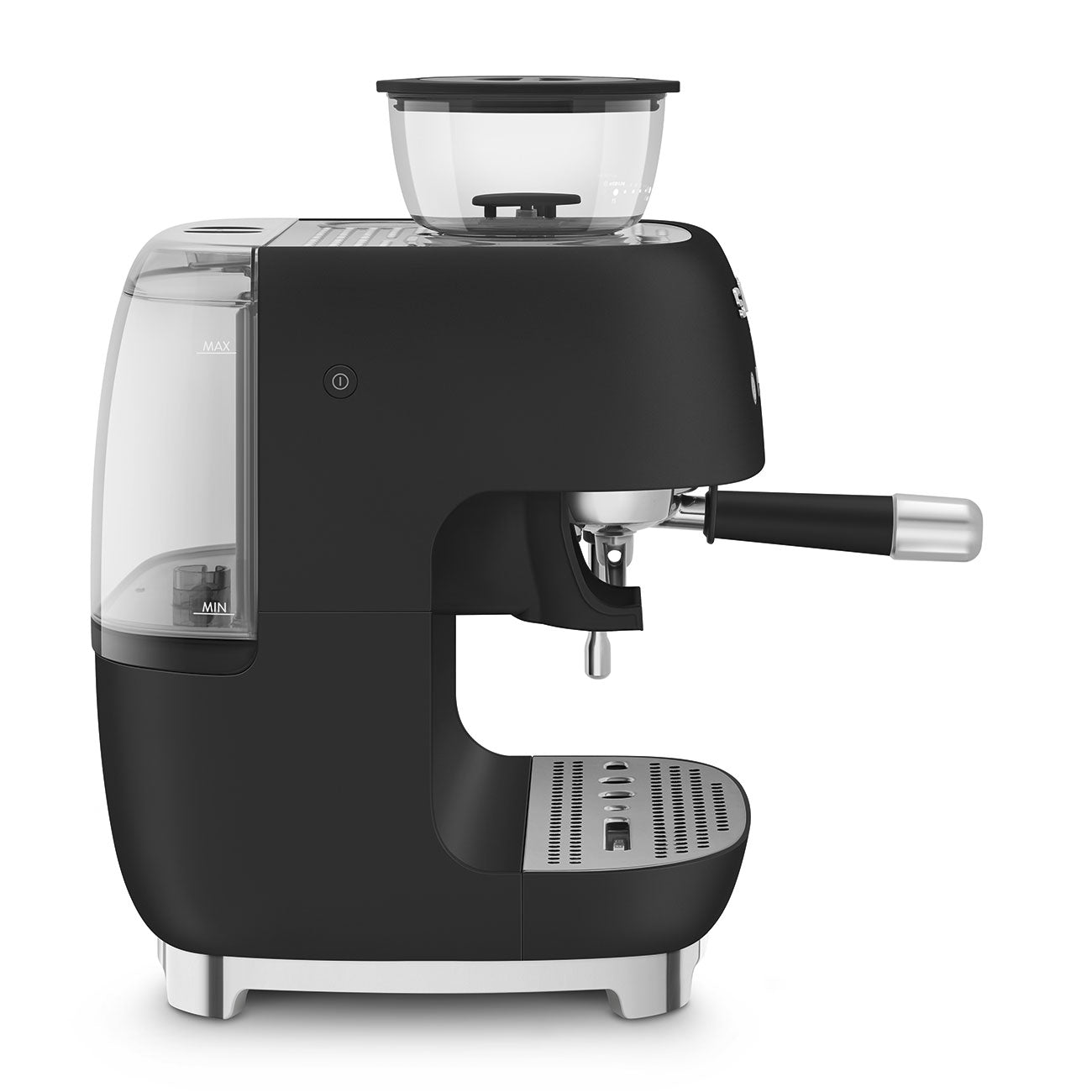 Máquina de café com moinho, Smeg, Preta mate