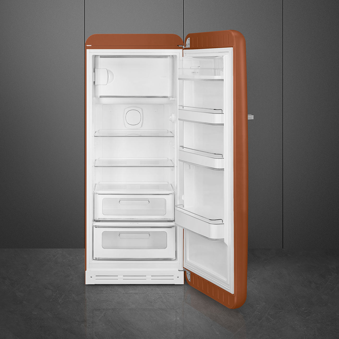 Frigorífico, Rust, 153cm, Dobradiças à direita