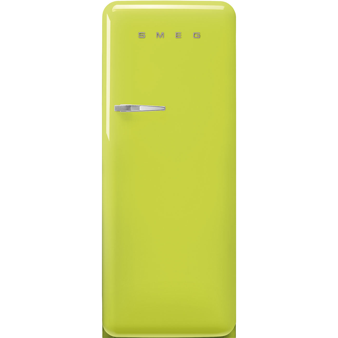 Frigorífico, Verde maçã, 153cm, Dobradiças à direita