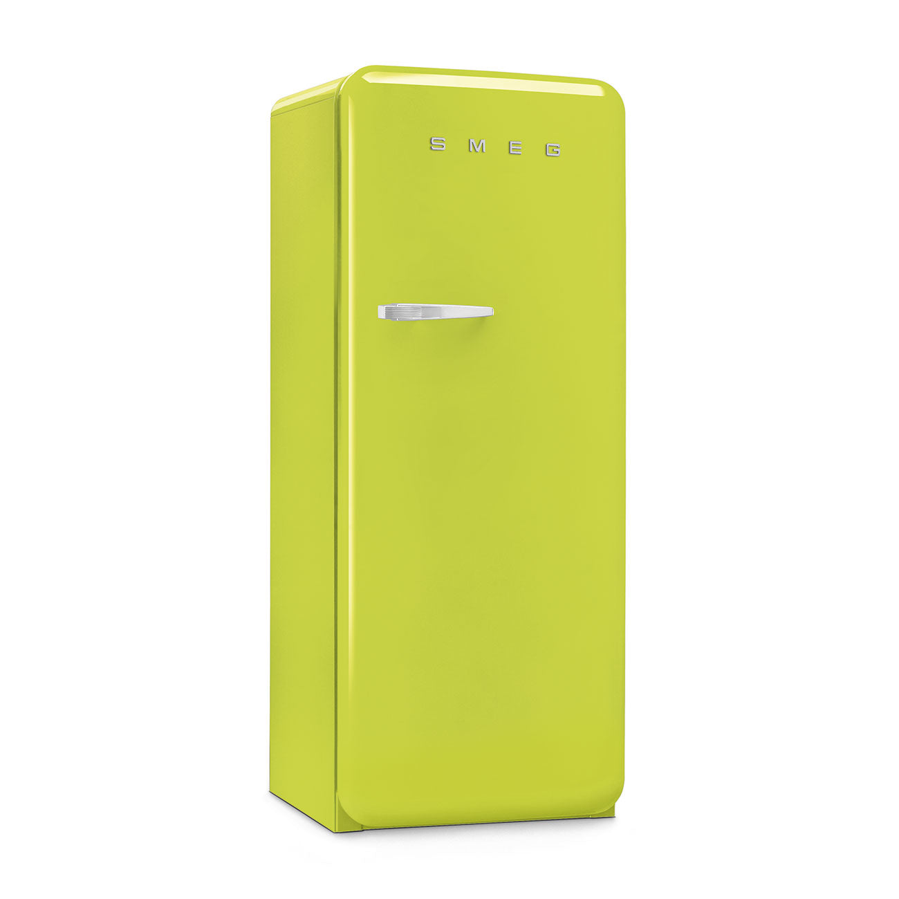 Frigorífico, Verde maçã, 153cm, Dobradiças à direita