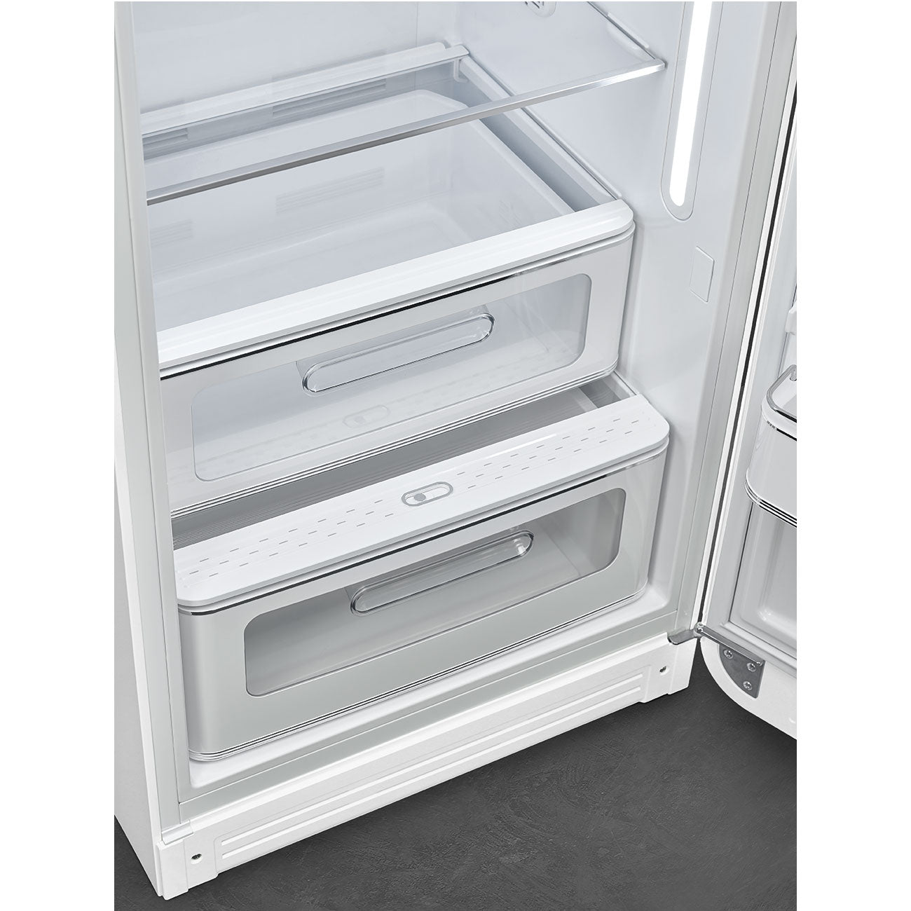 Frigorífico, Branco mate, 153cm, Dobradiças à direita