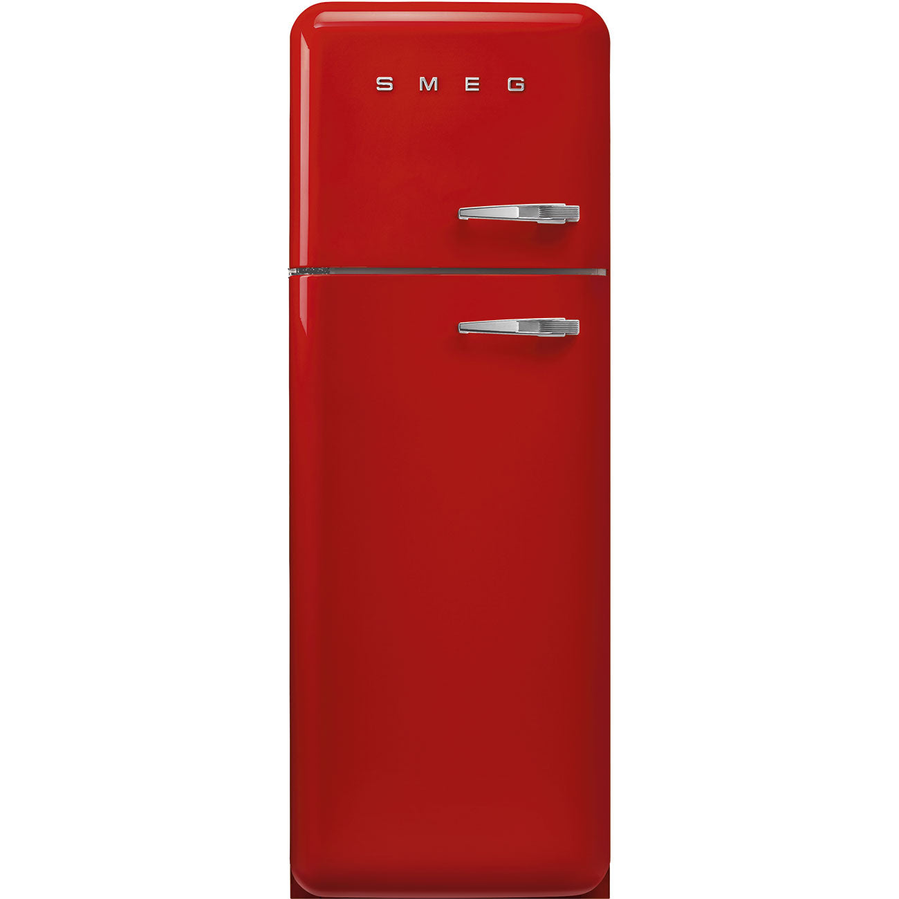 Frigorífico, Vermelho, 172cm, Dobradiças à esquerda