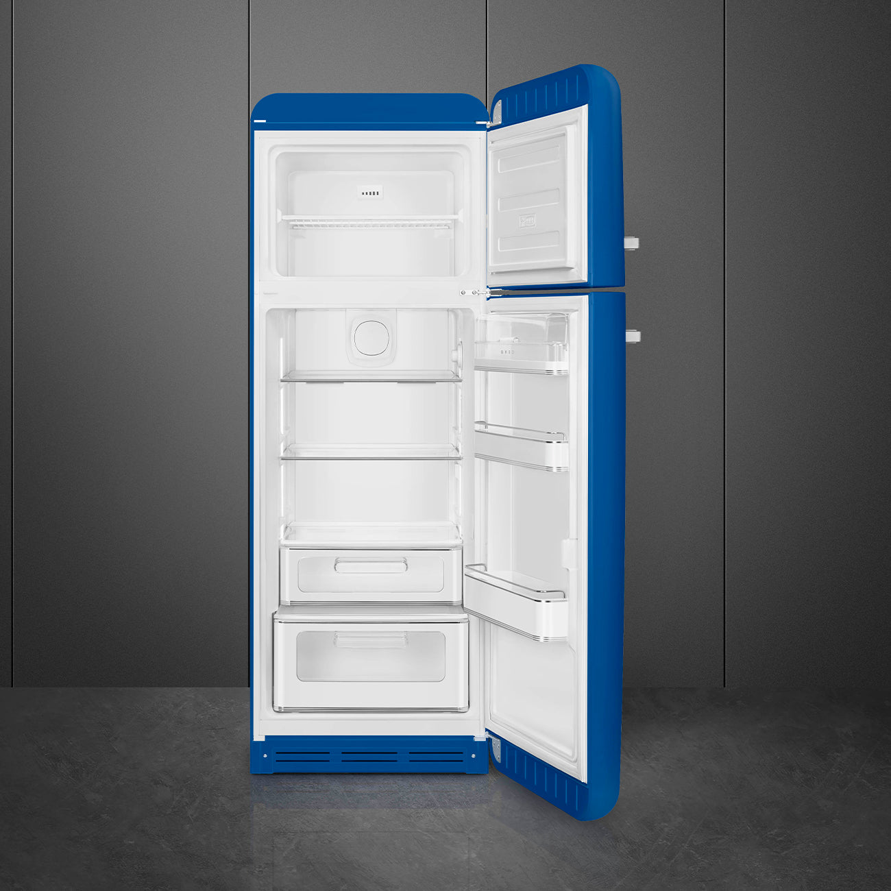 Frigorífico, Azul, 172cm, Dobradiças à direita