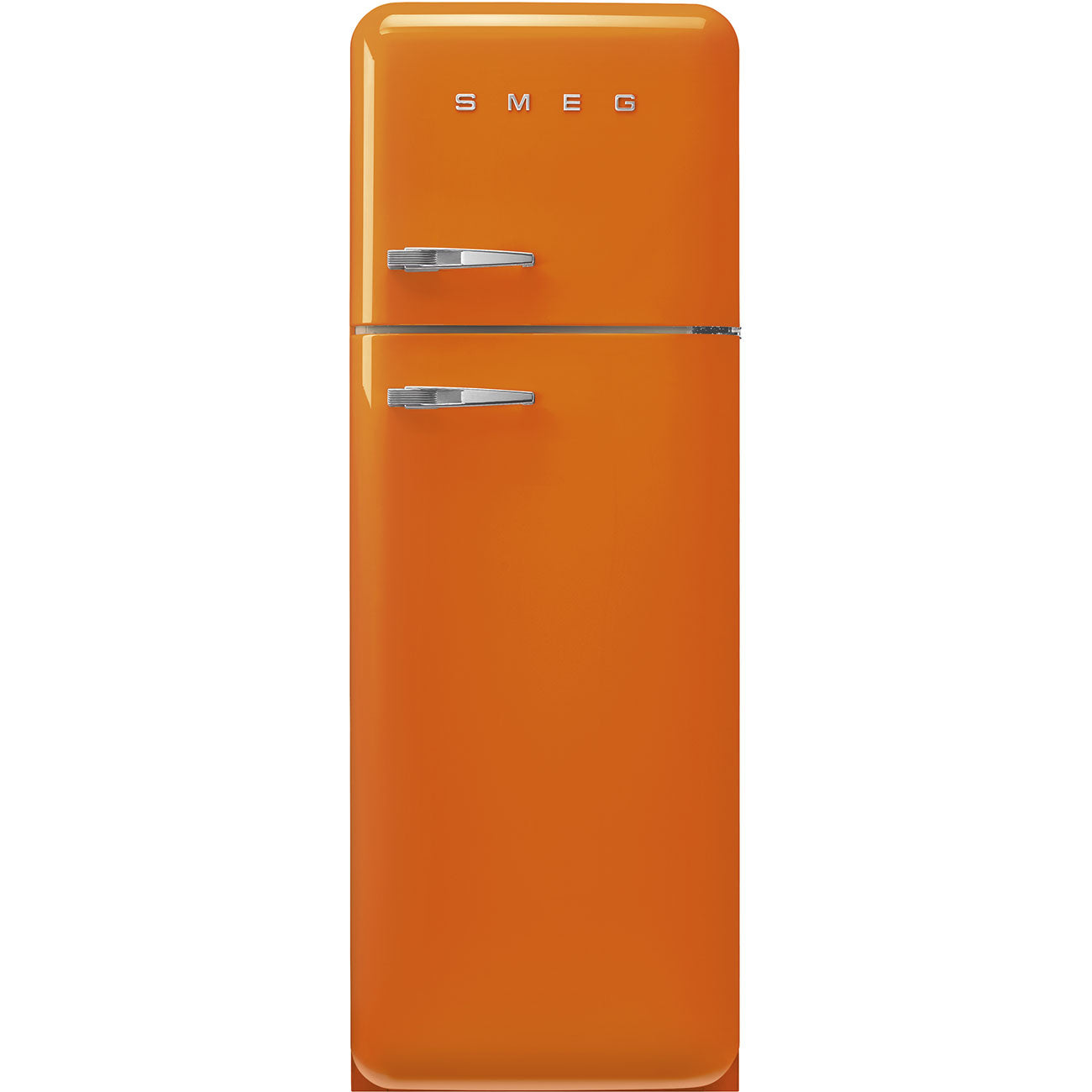 Frigorífico, Laranja, 172cm, Dobradiças à direita