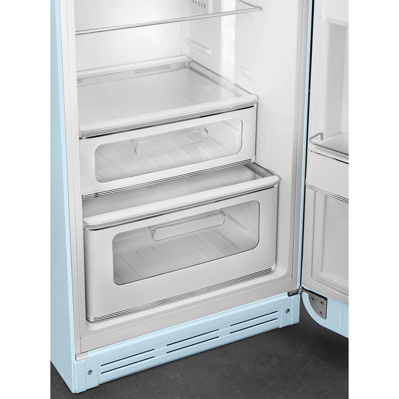 Frigorífico, Azul céu, 172cm, Dobradiças à direita
