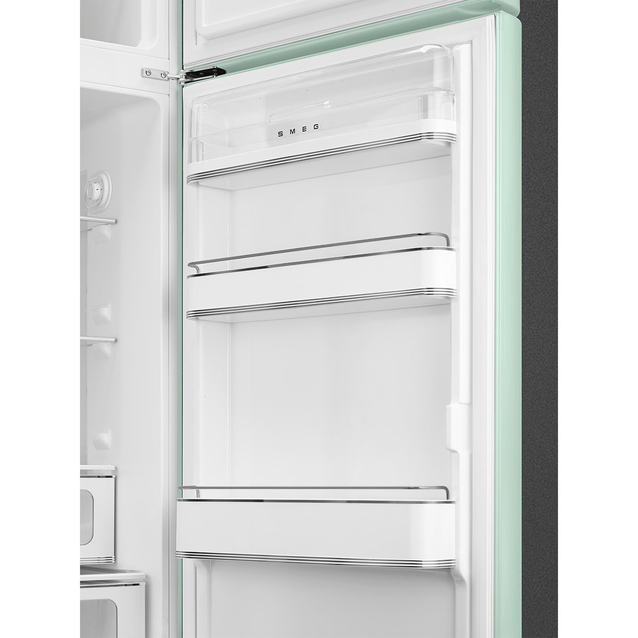 Frigorífico, Verde água, 172cm, Dobradiças à direita