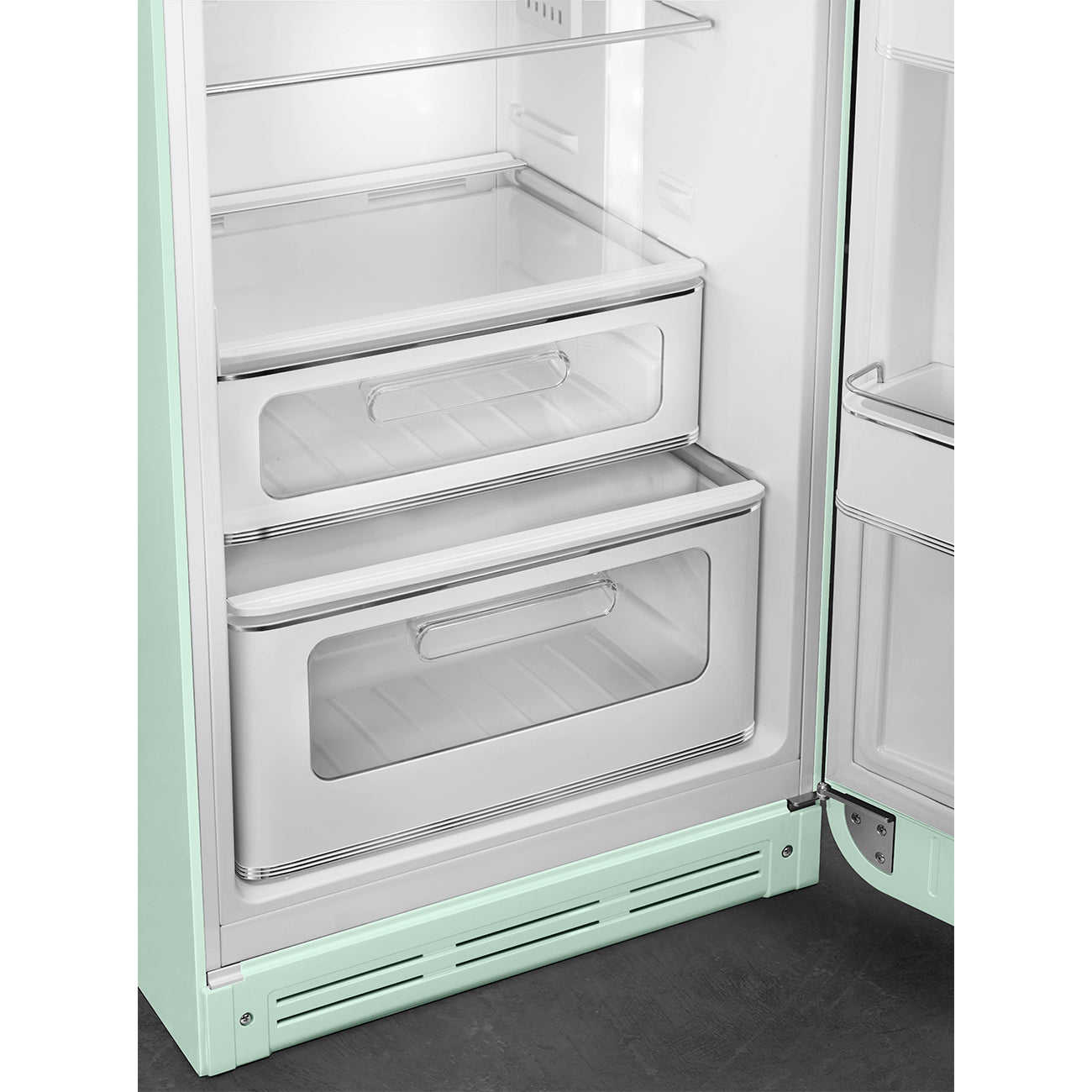 Frigorífico, Verde água, 172cm, Dobradiças à direita