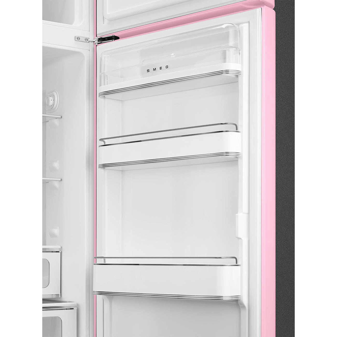 Frigorífico, Rosa, 172cm, Dobradiças à direita
