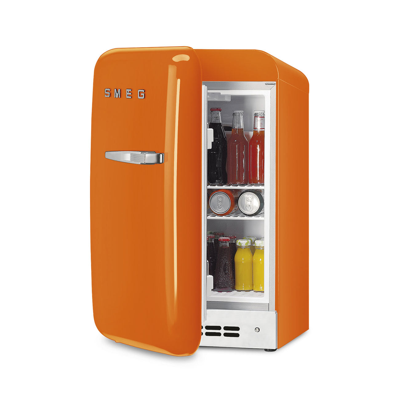 Minibar, Laranja, 73x41cm, Dobradiças à esquerda