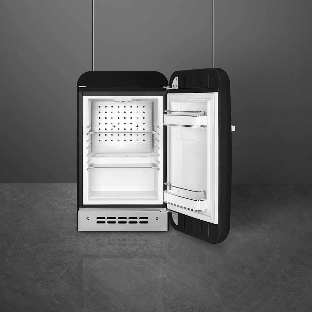Minibar, Preto, 73x41cm, Dobradiças à direita