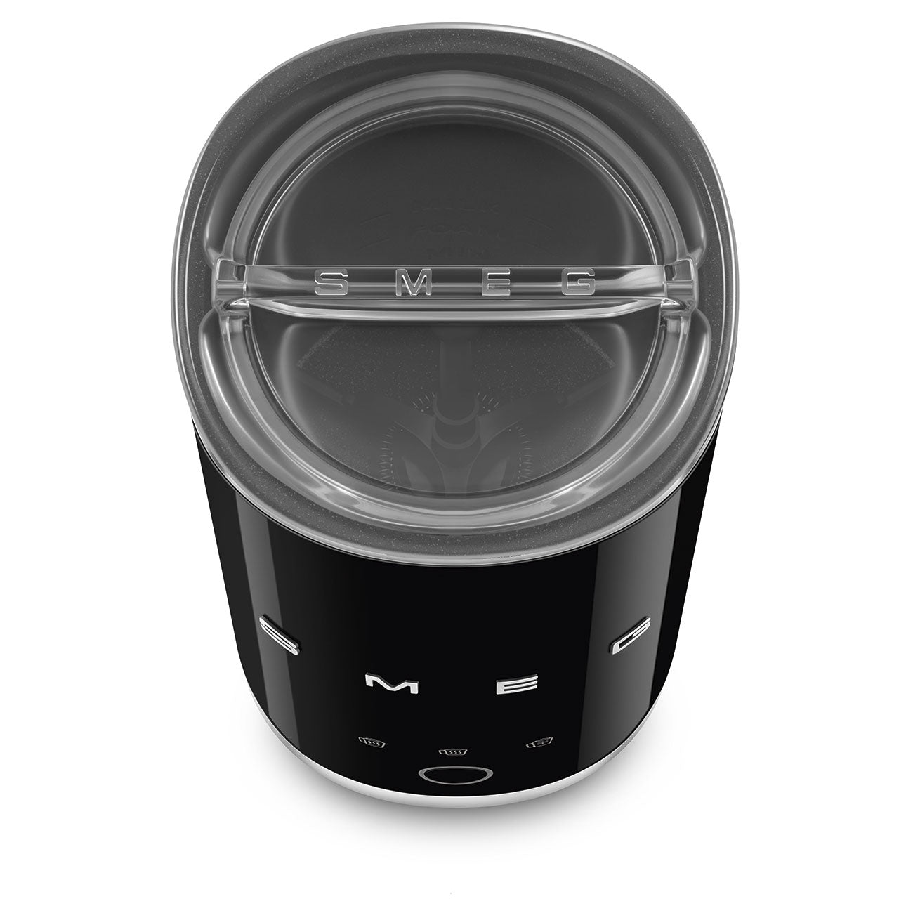Batedor de leite Smeg, Preto
