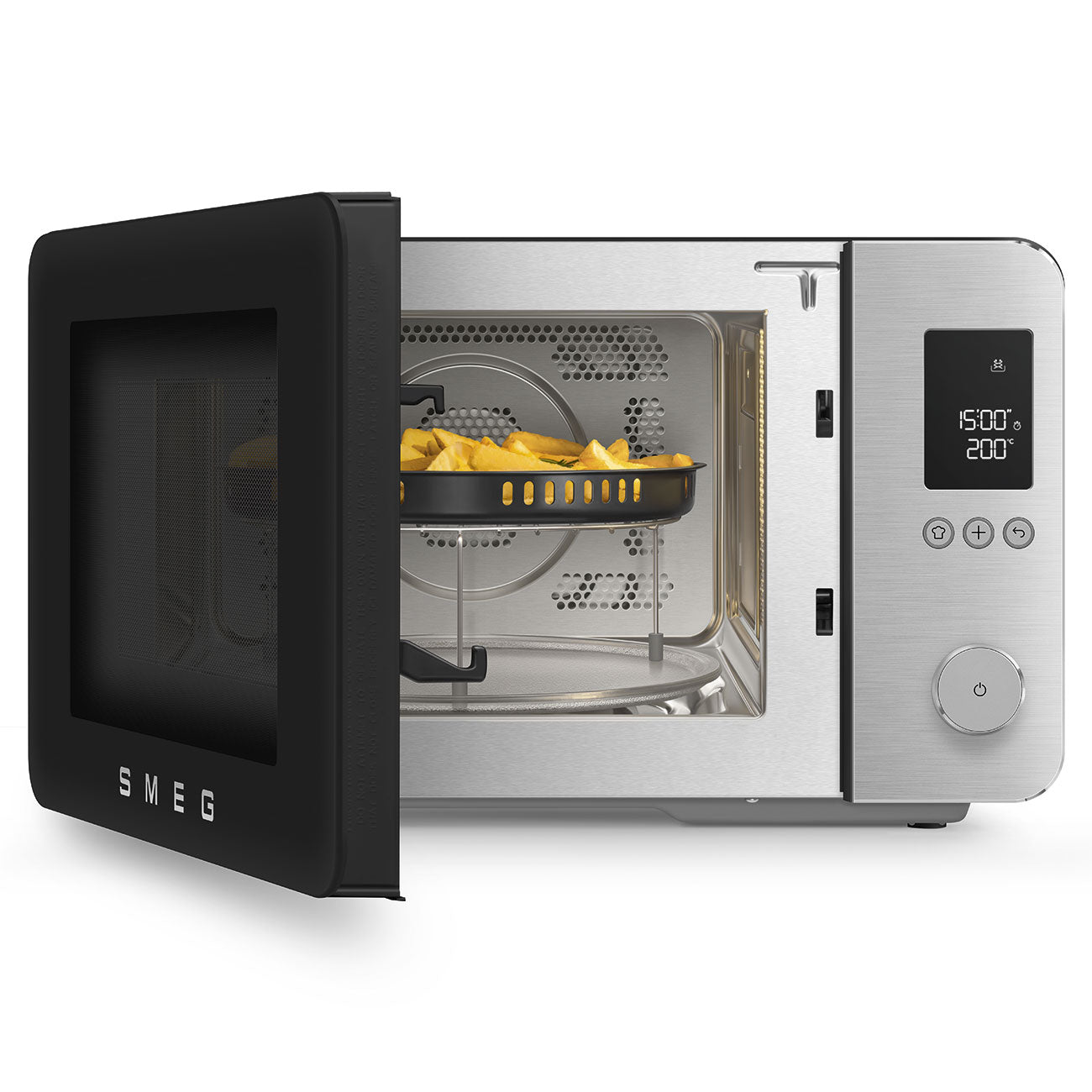 Forno com microondas, Collezione, Preto mate, 27L