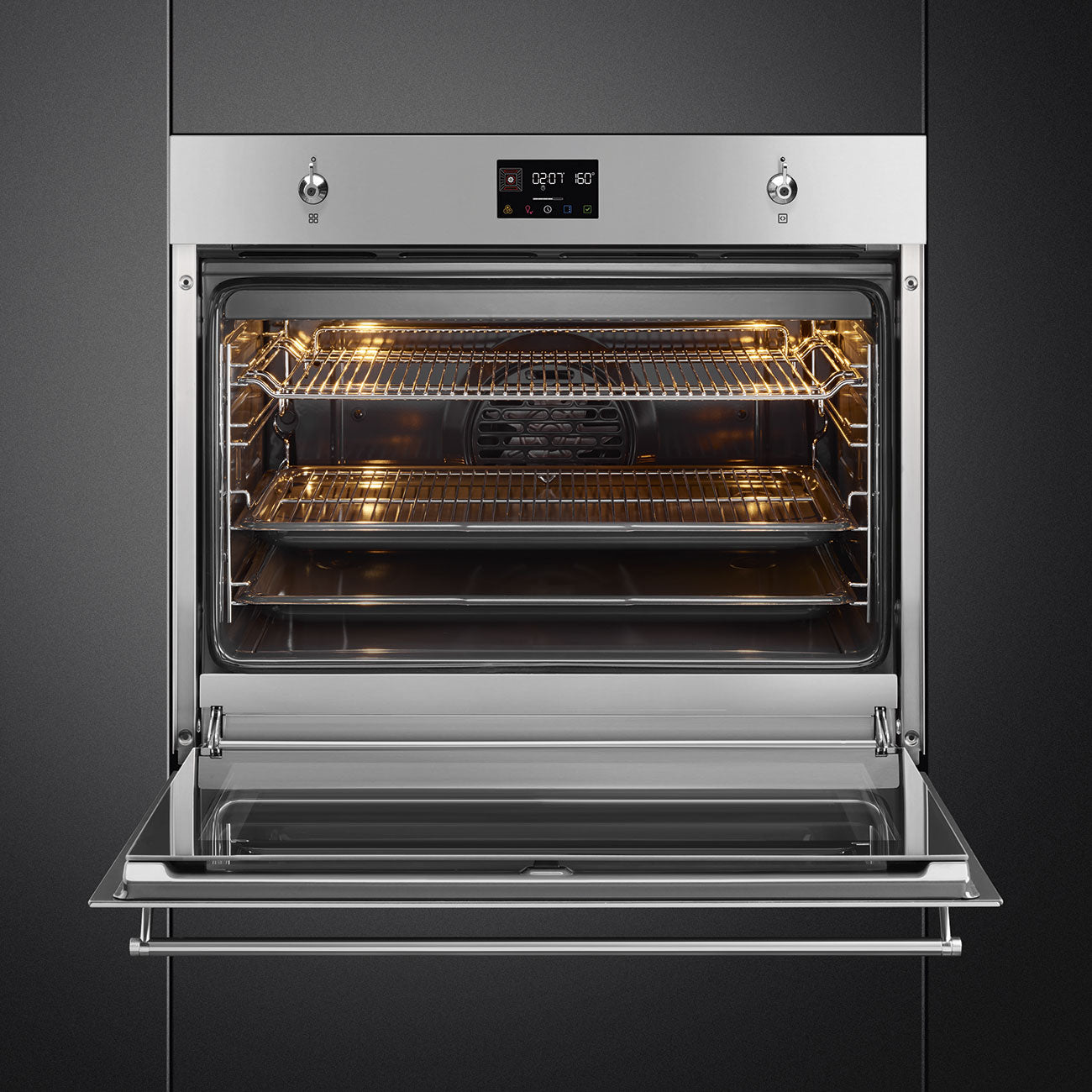 Forno Multifunções, Classica, Inox, 70x60cm