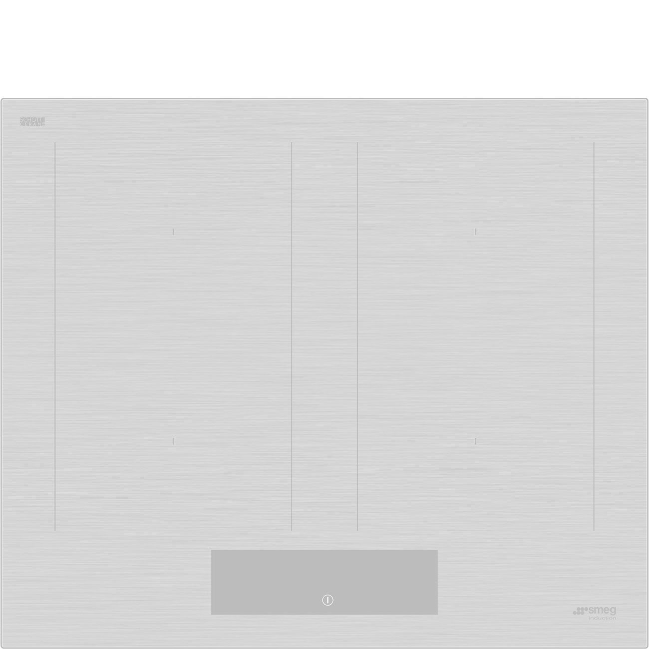 Placa Multizona, Branco mate, 60cm