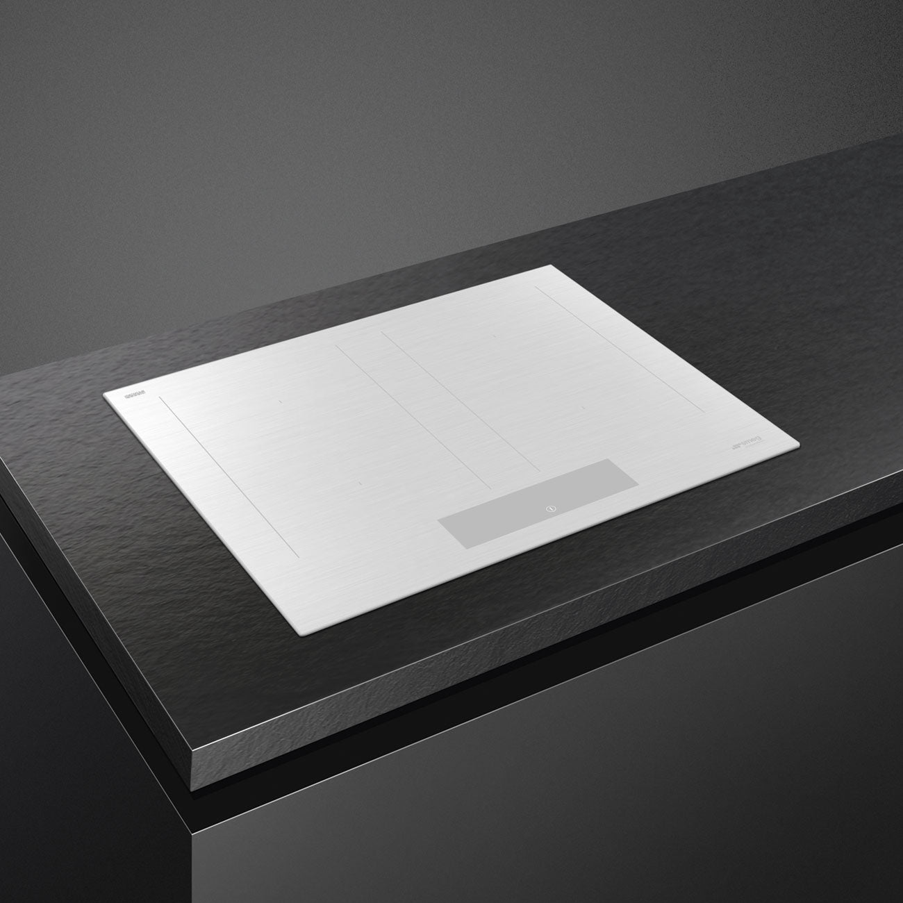 Placa Multizona, Branco mate, 60cm