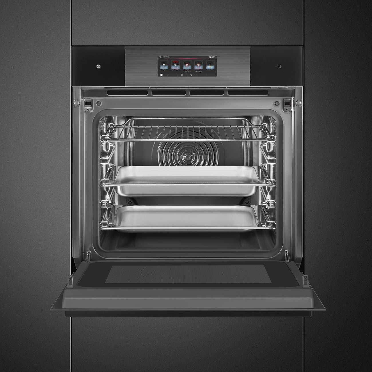 Forno OmniChef, Linea, Preto, 60x60cm, Connect