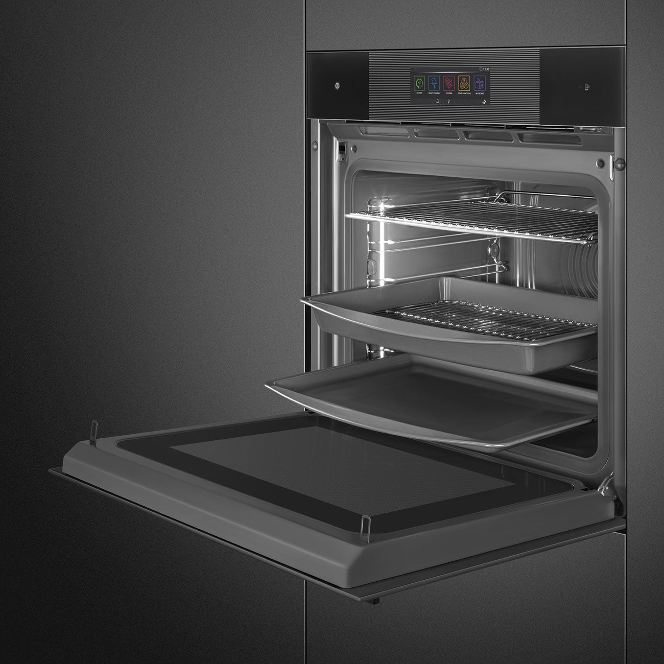 Forno OmniChef, Linea, Preto, 60x60cm, Connect