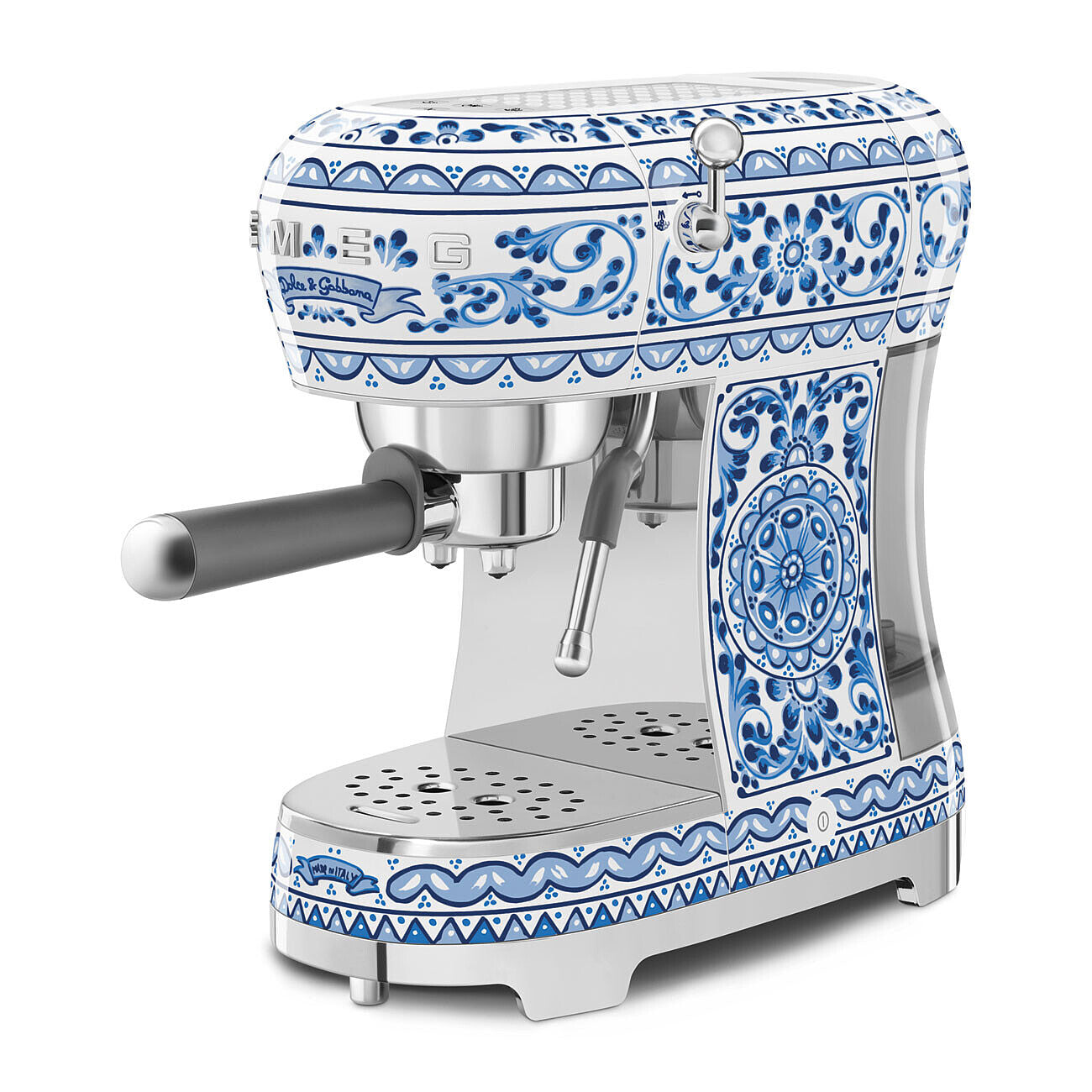 Máquina de café expresso Smeg , Blu Mediterraneo