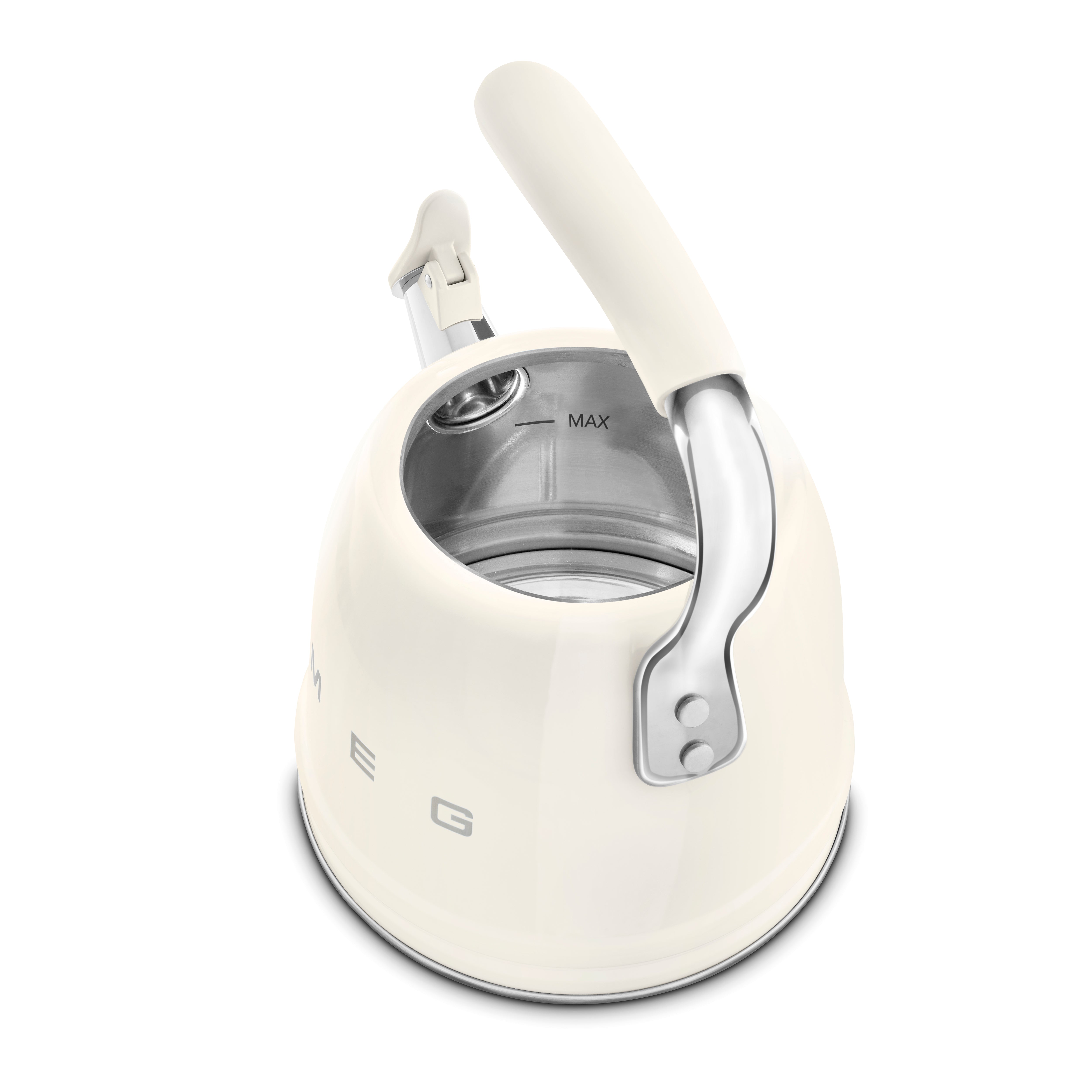 Chaleira com apito, 2.3L, Creme